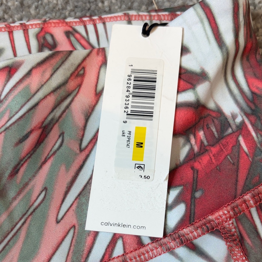 NWT CALVIN KLEIN High Waist Crop Tight Medium - Picture 2 of 4
